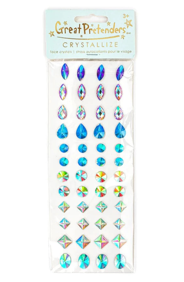 crystal face stickers