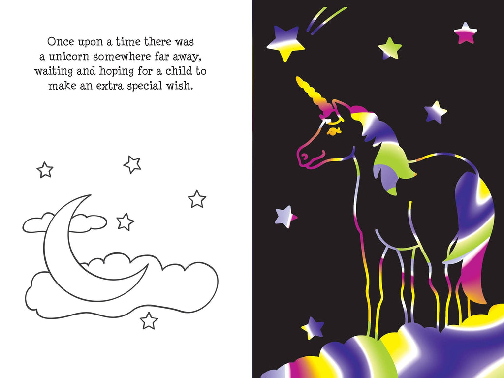 Unicorn Scratch and Sketch Book 