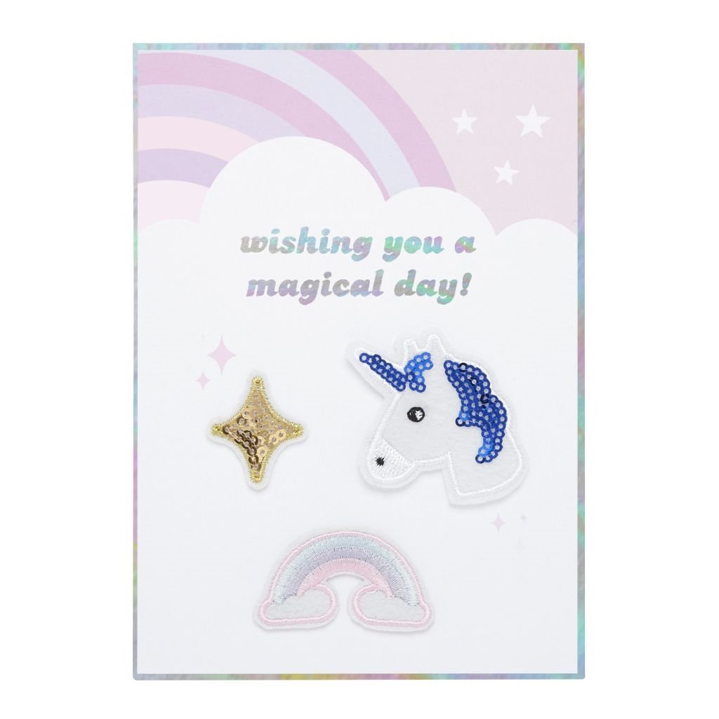 Magical Patches - Giftable Greeting Card - the unicorn store