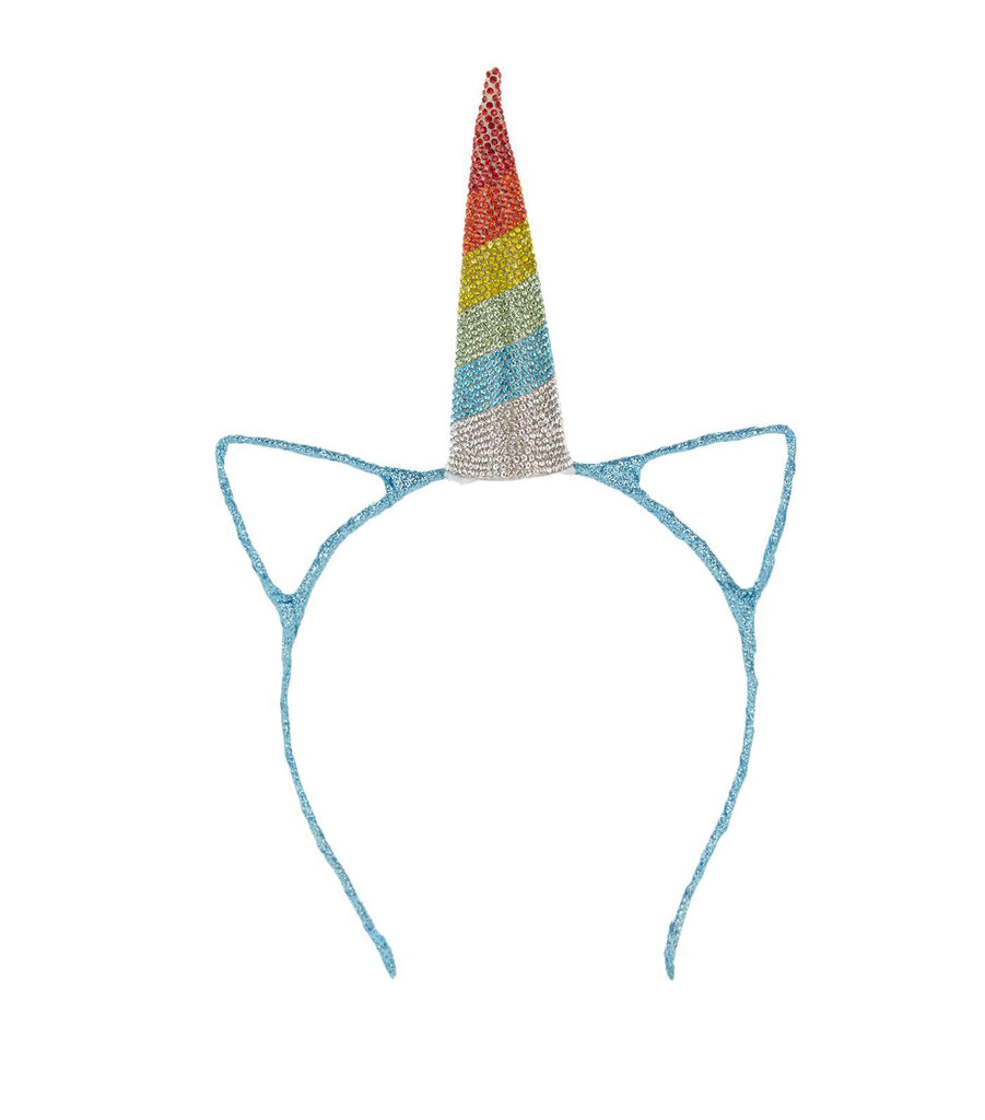 Rainbow Crystal Unicorn Horn Headband by Bari Lynn - the unicorn store