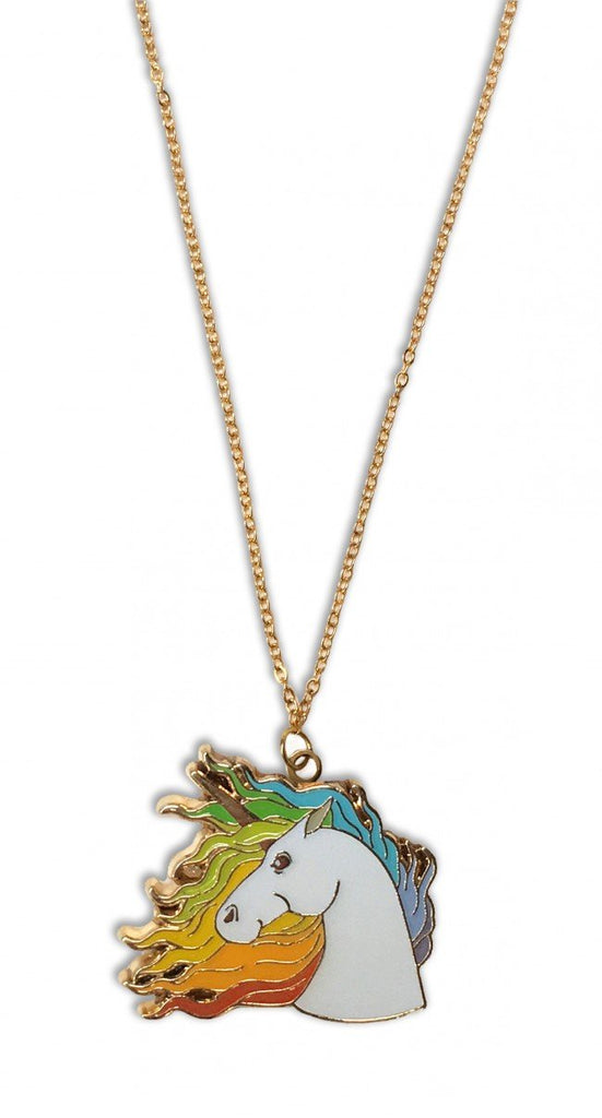 Rainbow Unicorn Pendant Necklace - the unicorn store