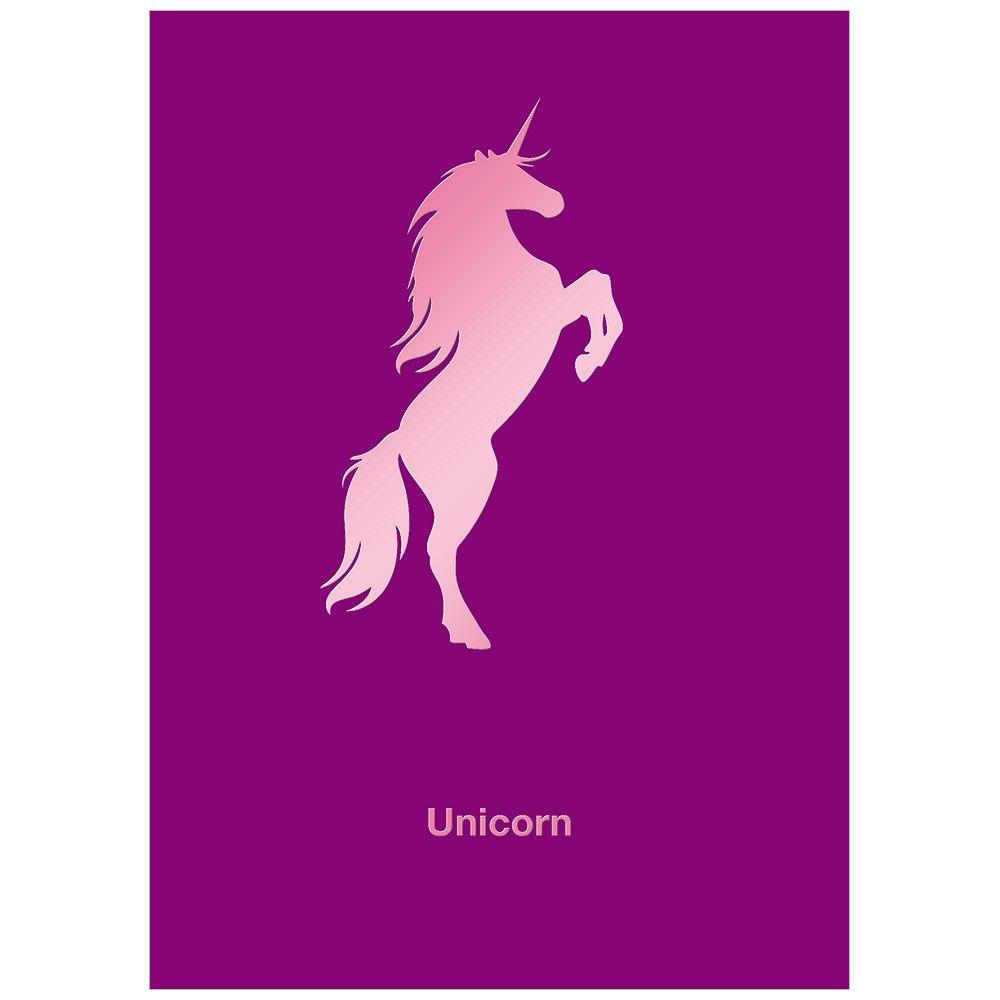 Standing Unicorn - Birthday Card - the unicorn store