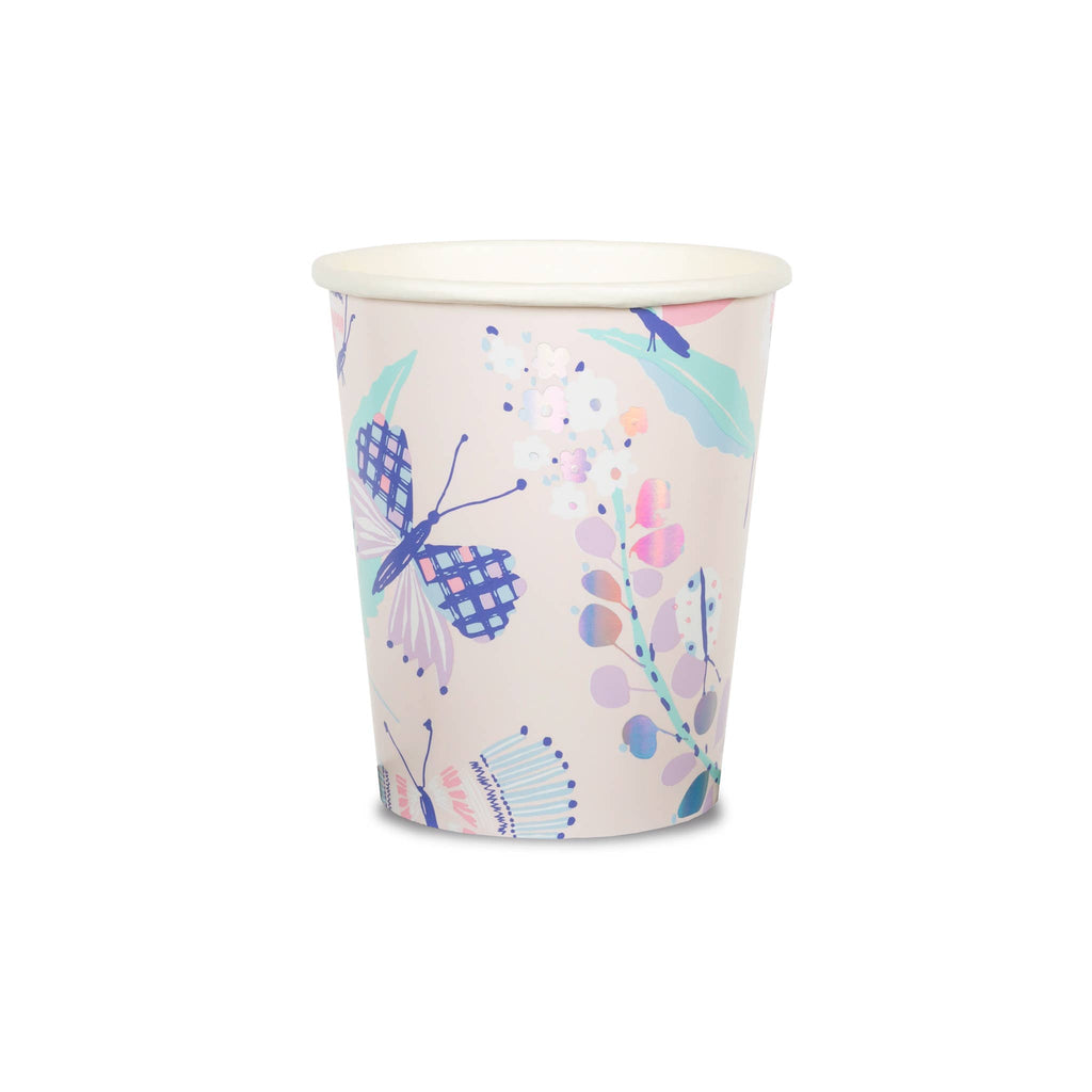 butterfly paper cups