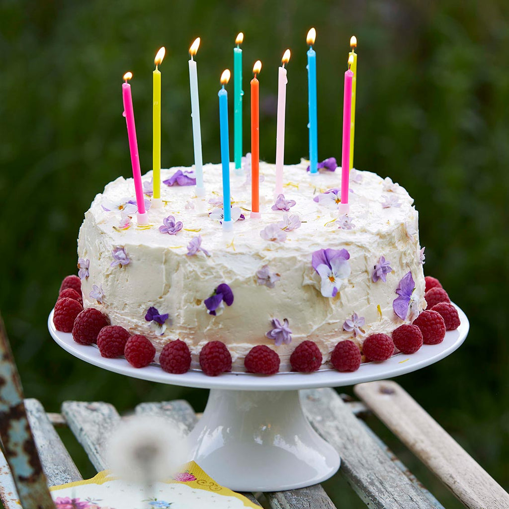 Birthday Brights Rainbow Candles 4" - the unicorn store