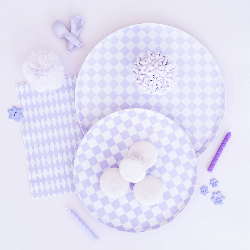 Check it! Purple Posse Dinner Plates - the unicorn store