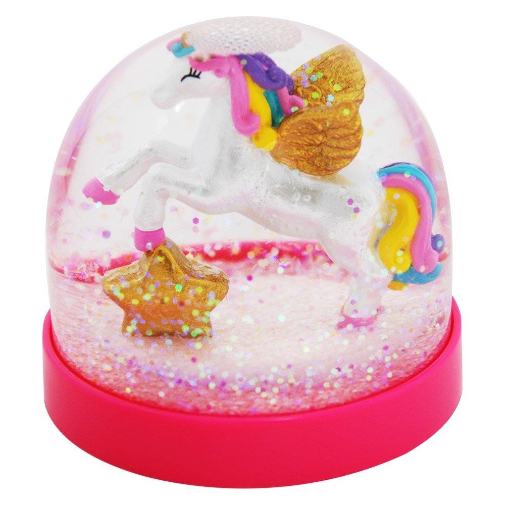 Cotton Candy Unicorn Acrylic Snow Globe - the unicorn store