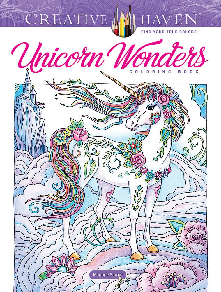 Creative Haven Unicorn Wonders Coloring Book - the unicorn store