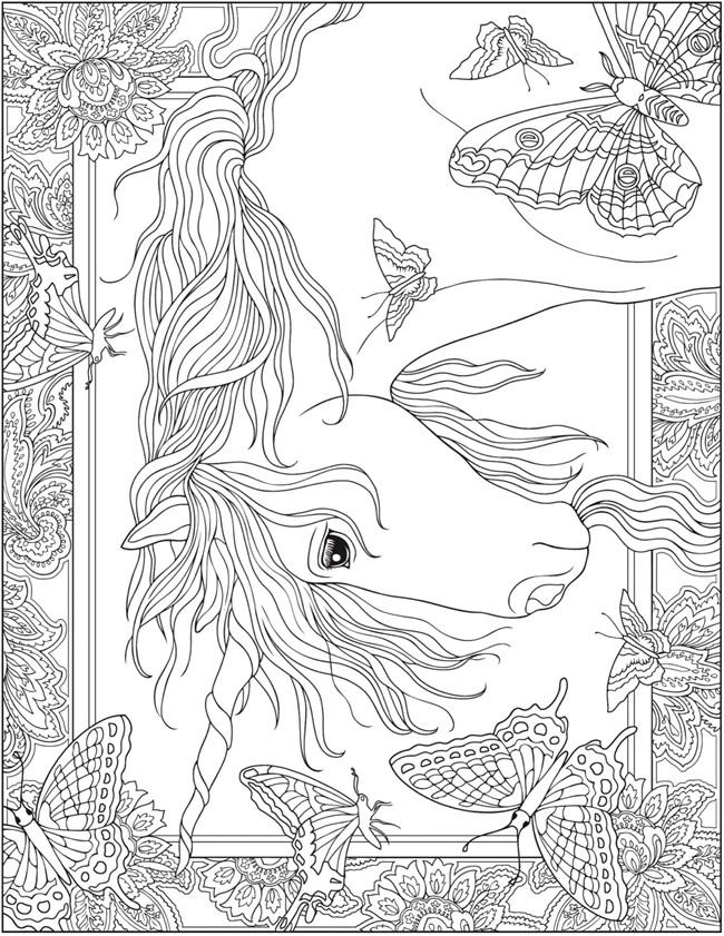 Creative Haven Unicorns Coloring Book - the unicorn store