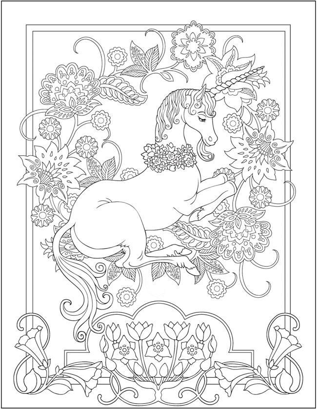 Creative Haven Unicorns Coloring Book - the unicorn store