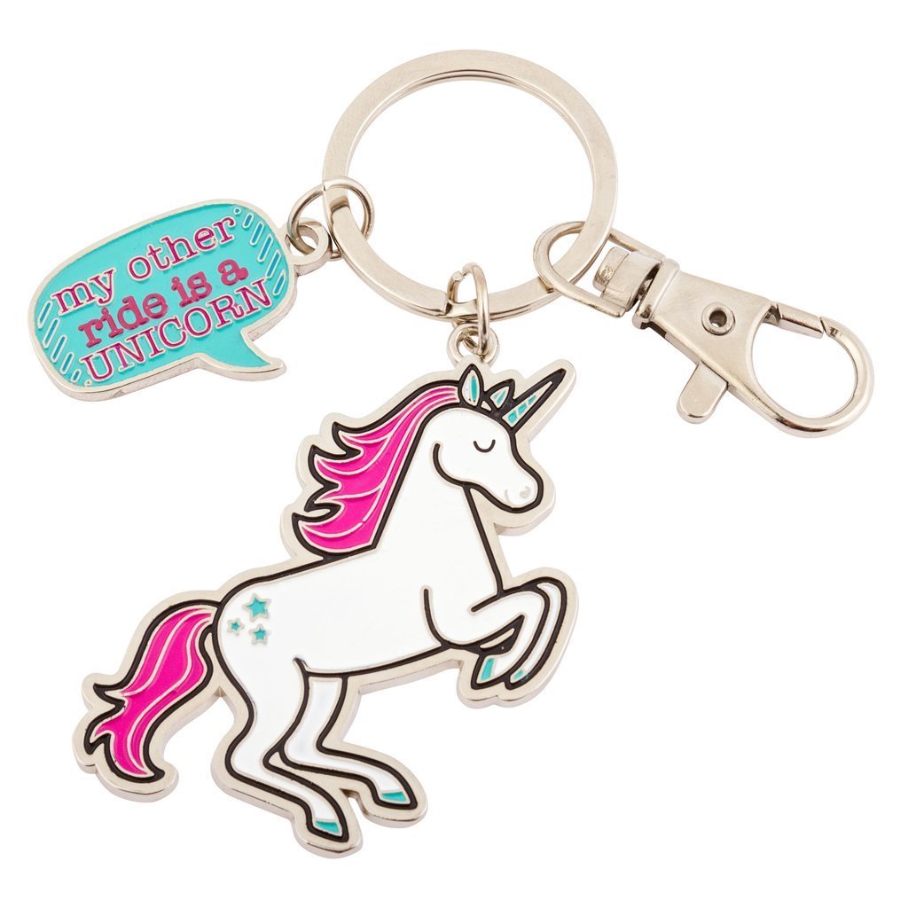 Enamel Unicorn Keychain - the unicorn store