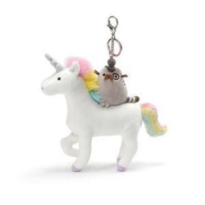 Fancy Pusheen Riding a Unicorn Deluxe Clip - the unicorn store