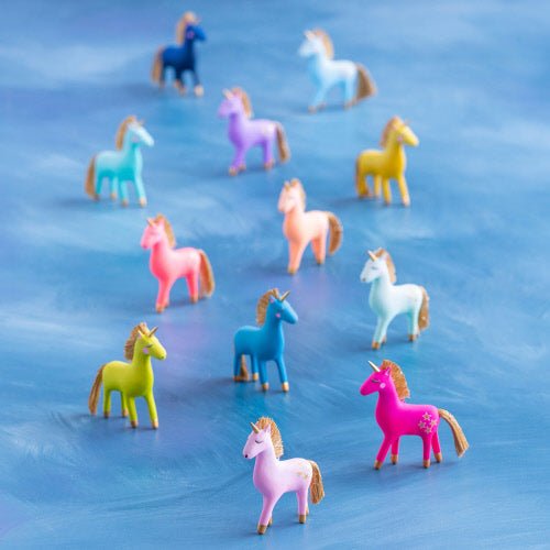 Glitterville Rainbow Unicorn Ornaments - the unicorn store