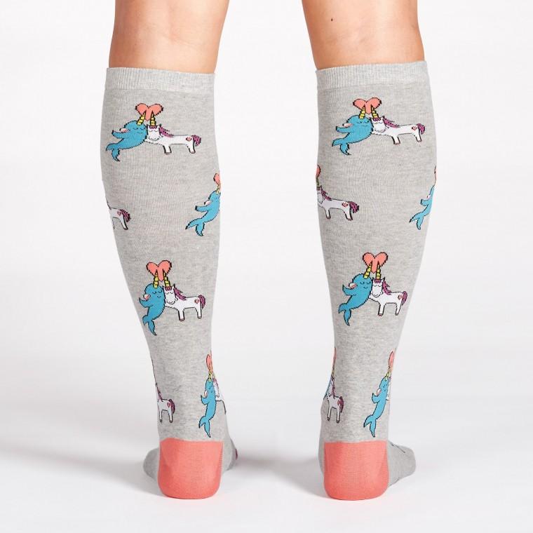 Great Horns Think Alike Knee High Women's Socks - the unicorn store
