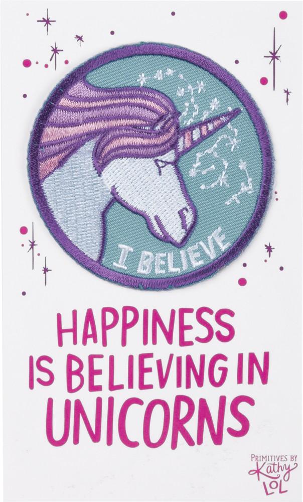 Happiness is Believing In Unicorns - Patch - the unicorn store