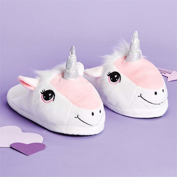 Happy Unicorn Slippers - Sizes
