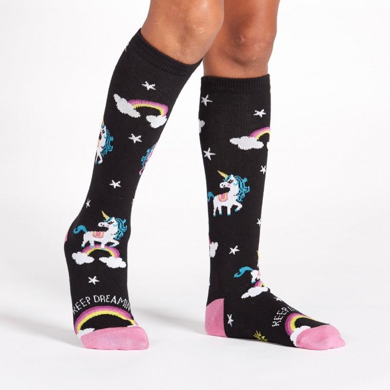 Keep Dreamin' Youth Knee Socks Ages 3-6 - the unicorn store