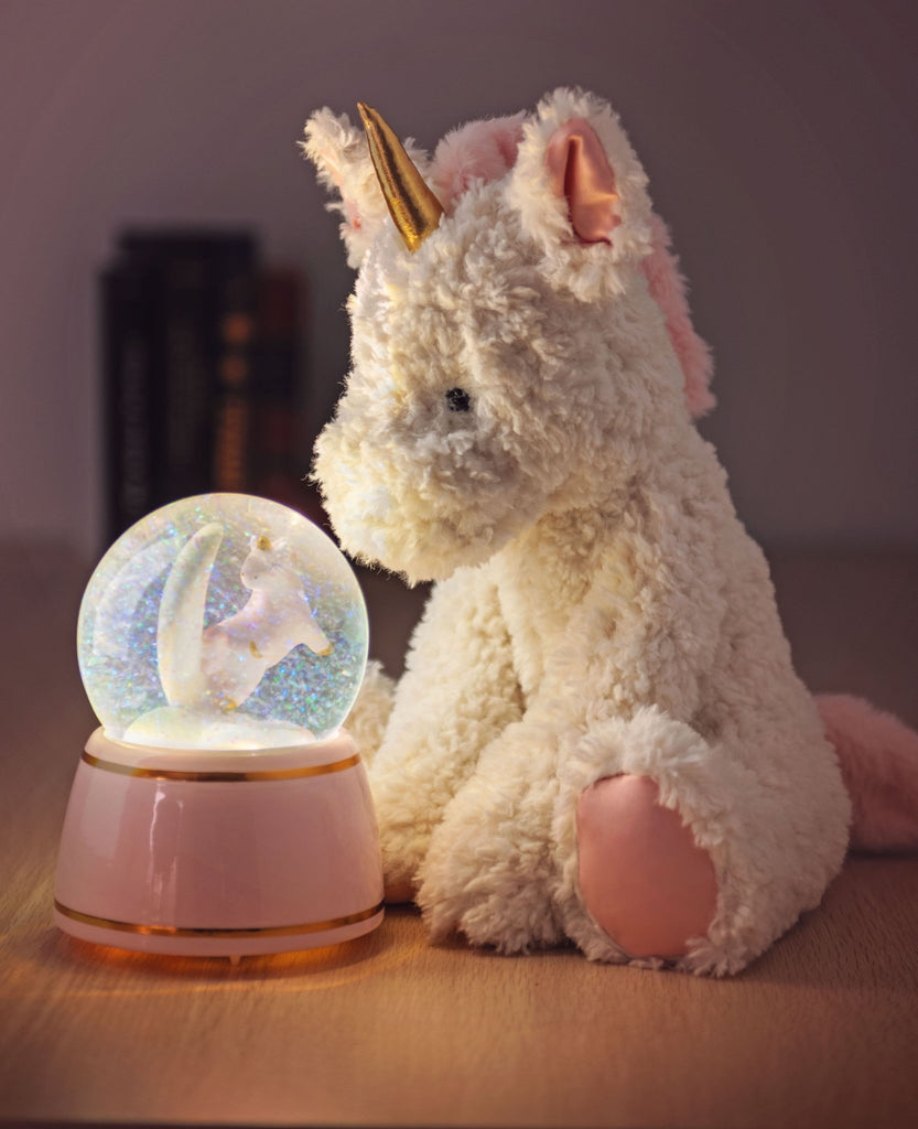 Light Up Blowing Snow Globe - the unicorn store
