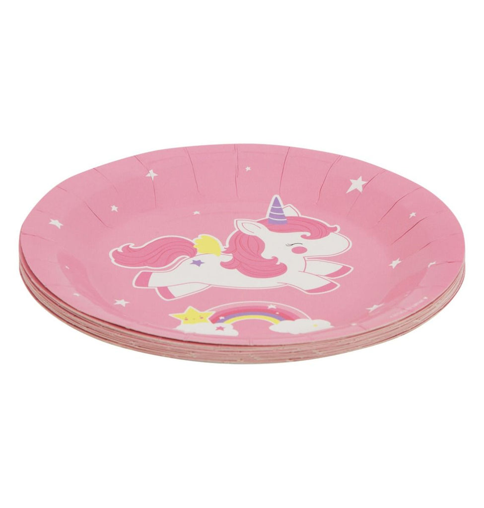 Little Unicorn Paper Plates - Set of 12 - the unicorn store