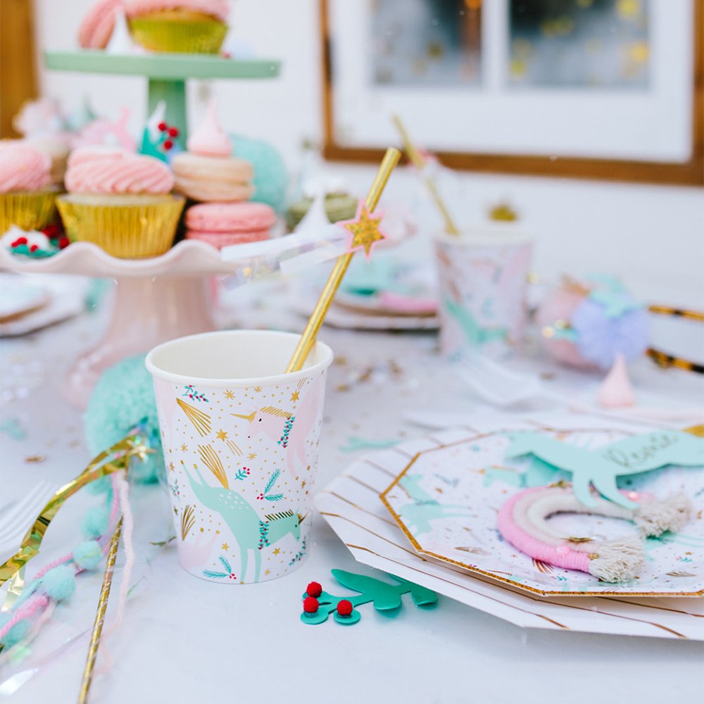 Magical Christmas Party Cups - the unicorn store