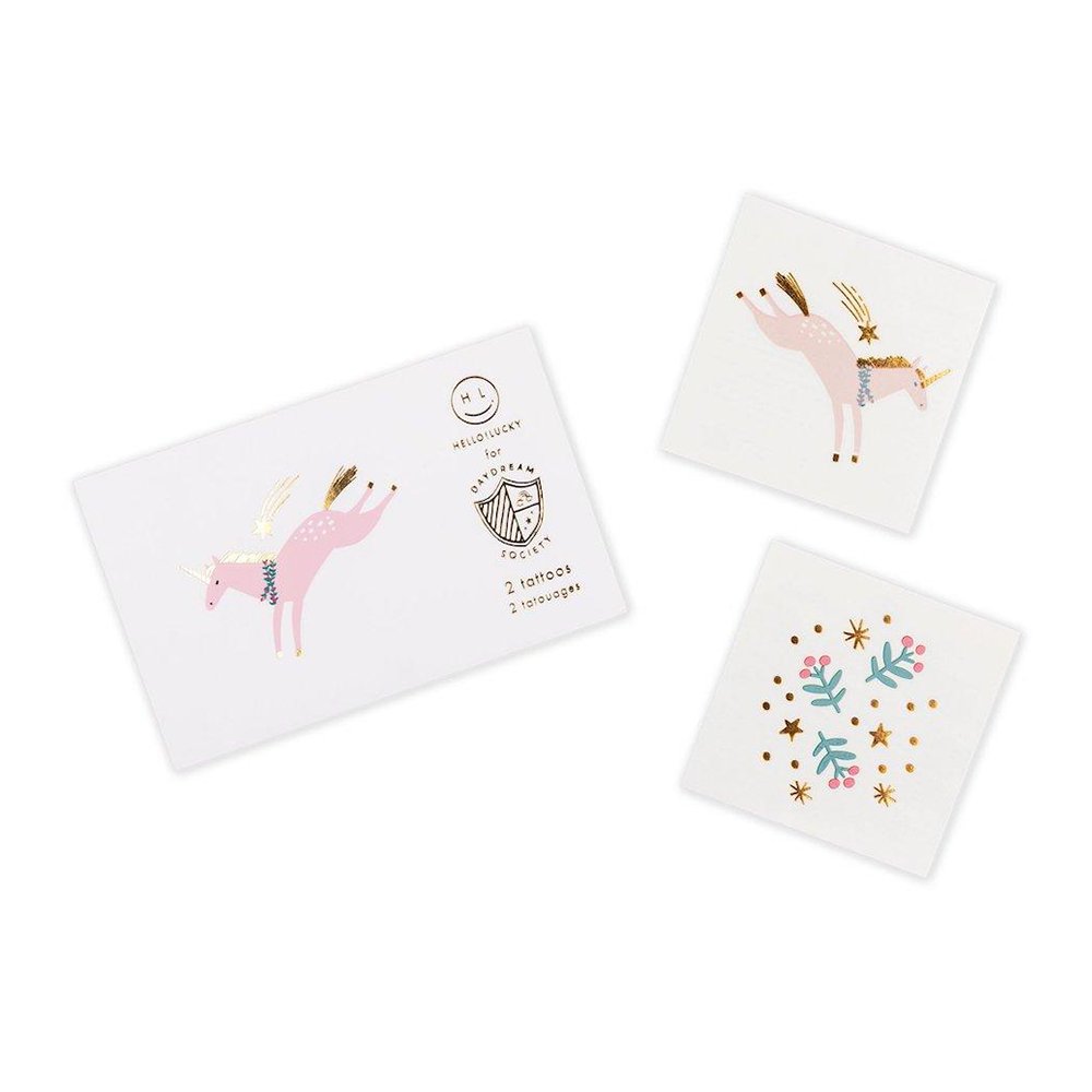 Magical Christmas Temporary Tattoos - the unicorn store