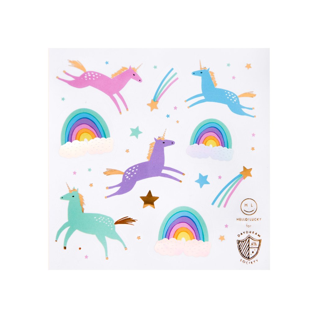 Magical Unicorn Stickers Set of 4 Sheets - the unicorn store