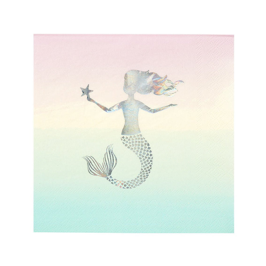 Mermaid Pastel Party Napkins - the unicorn store