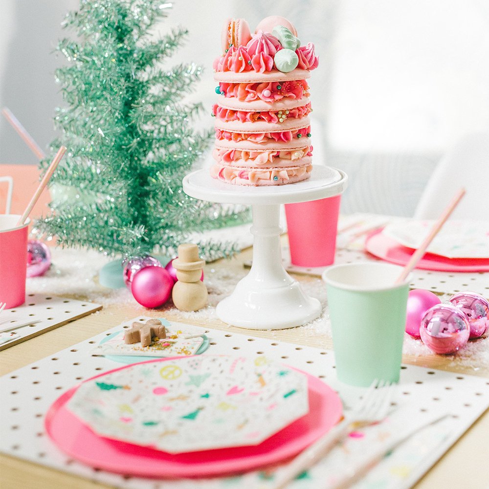 Merry & Bright Christmas Party Plates - the unicorn store