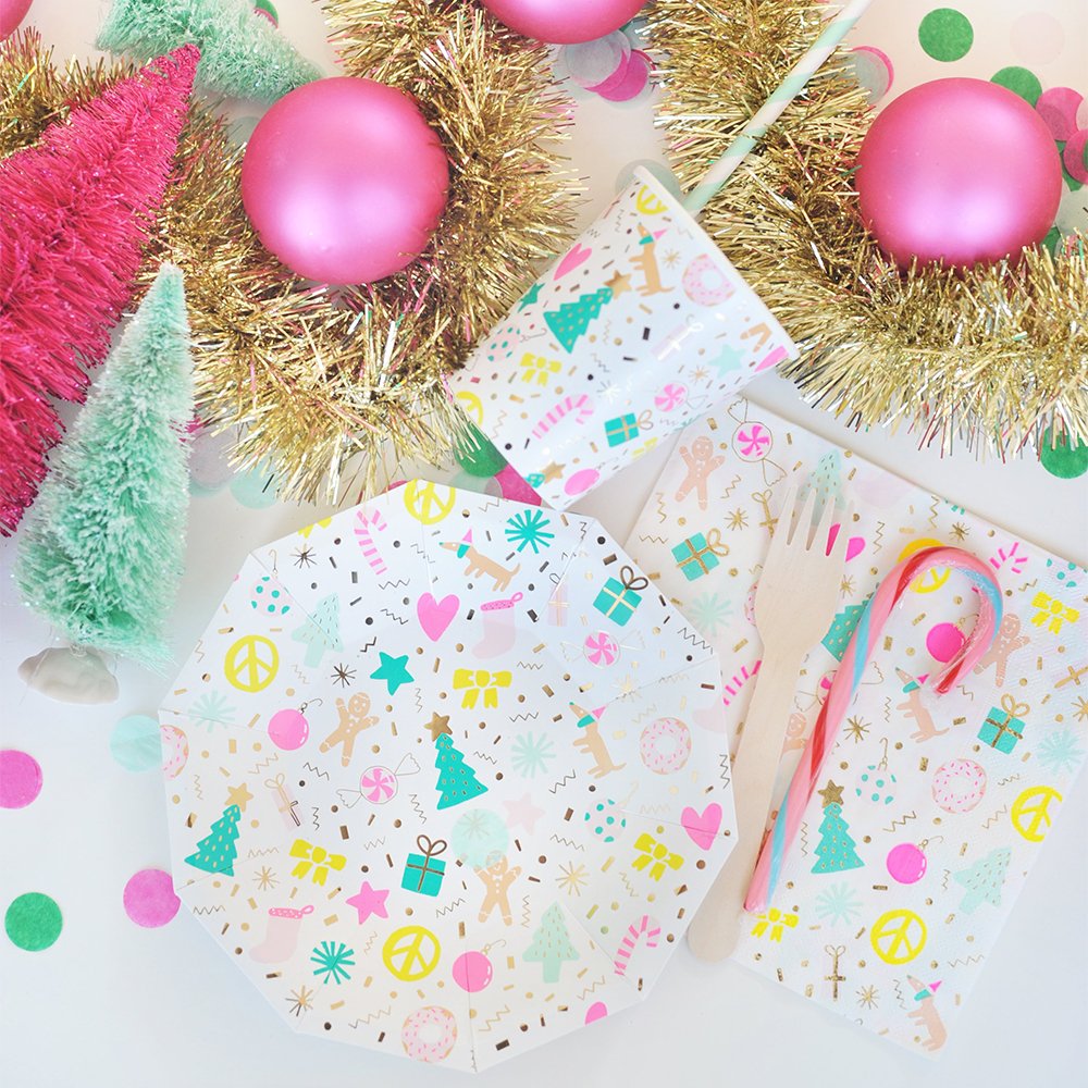 Merry & Bright Large Napkins - the unicorn store