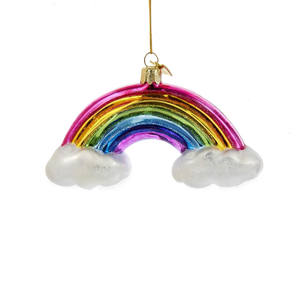 Noble Gems Glass Rainbow Ornament - the unicorn store