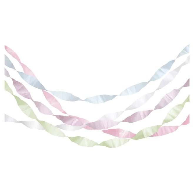 Pastel Crepe Paper Streamers - the unicorn store