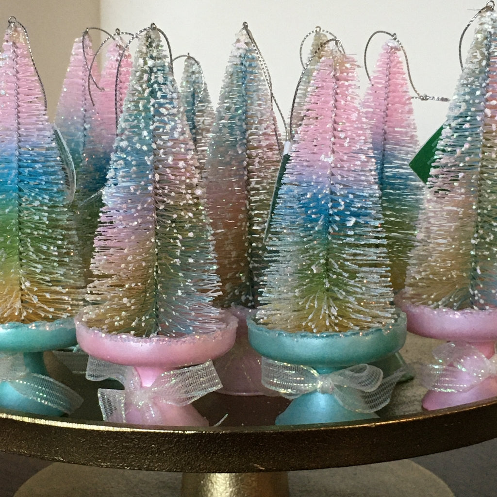 Pastel Trees Ornament Set - the unicorn store