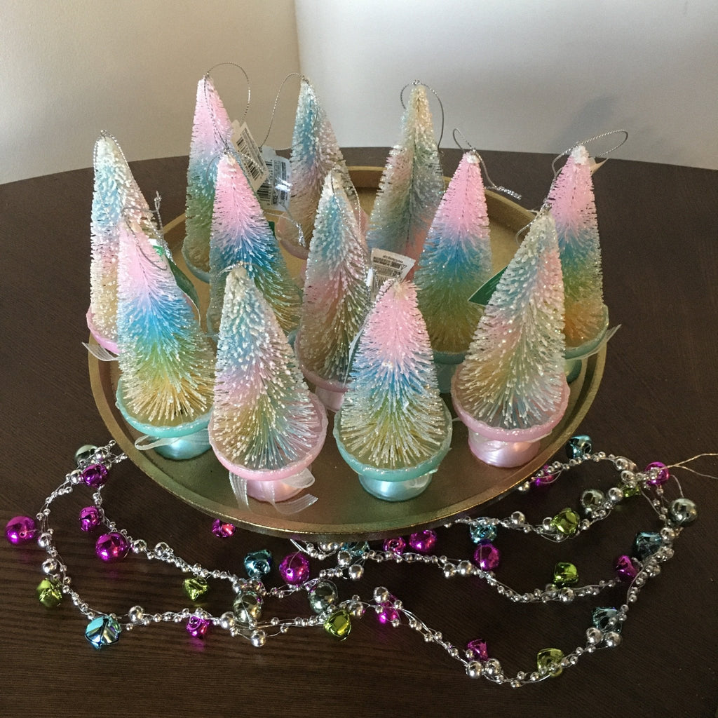 Pastel Trees Ornament Set - the unicorn store