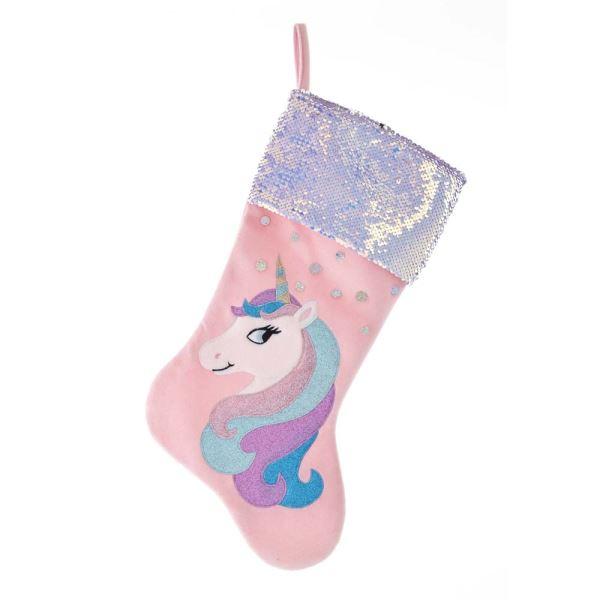 Pastel Velvet Unicorn Stocking - the unicorn store