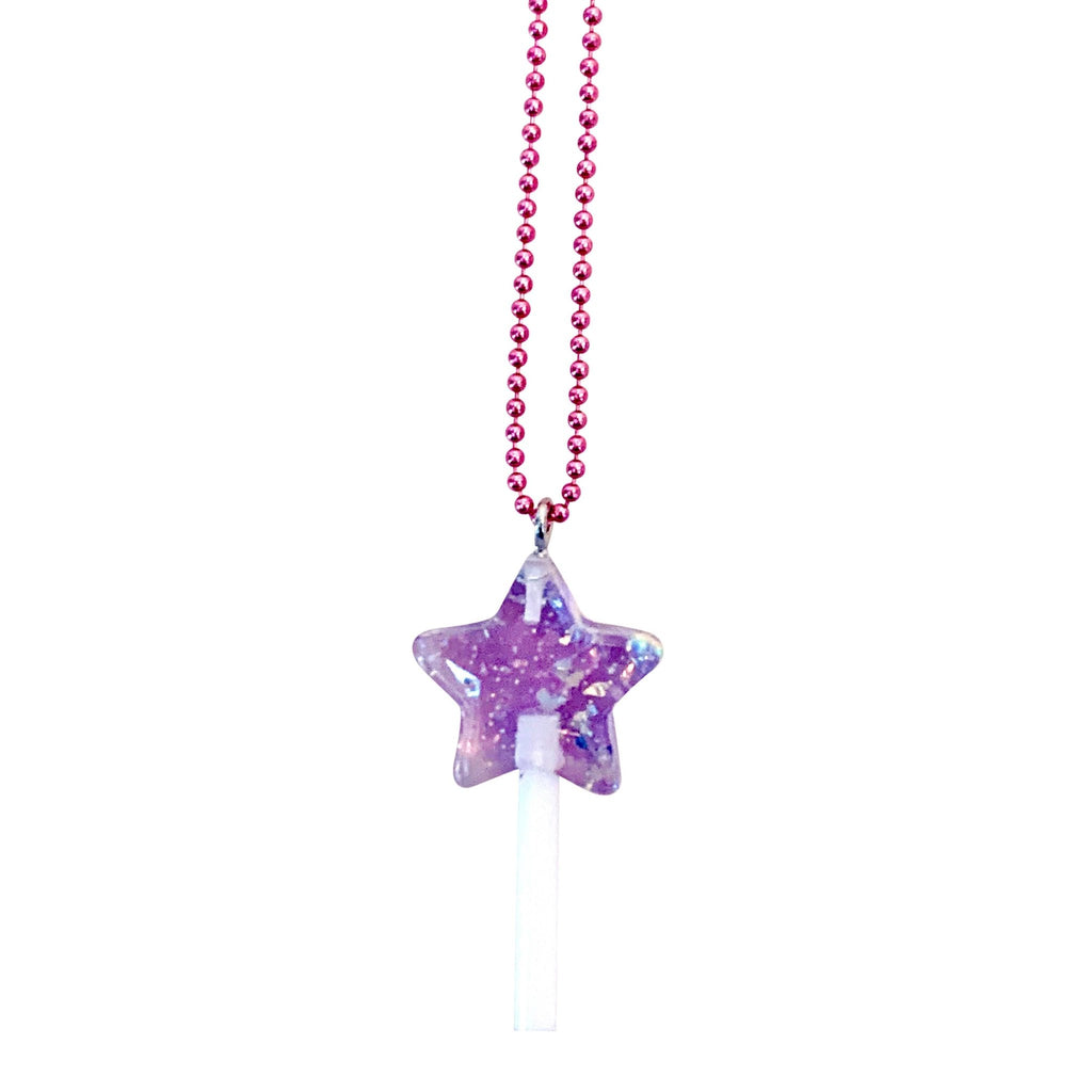Pop Cutie Star Wand Lollipop Necklace - color options - the unicorn store