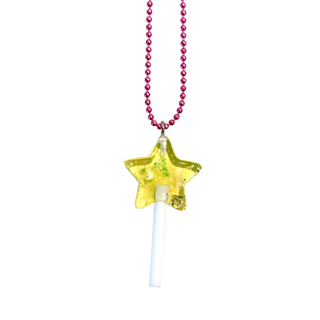 Pop Cutie Star Wand Lollipop Necklace - color options - the unicorn store
