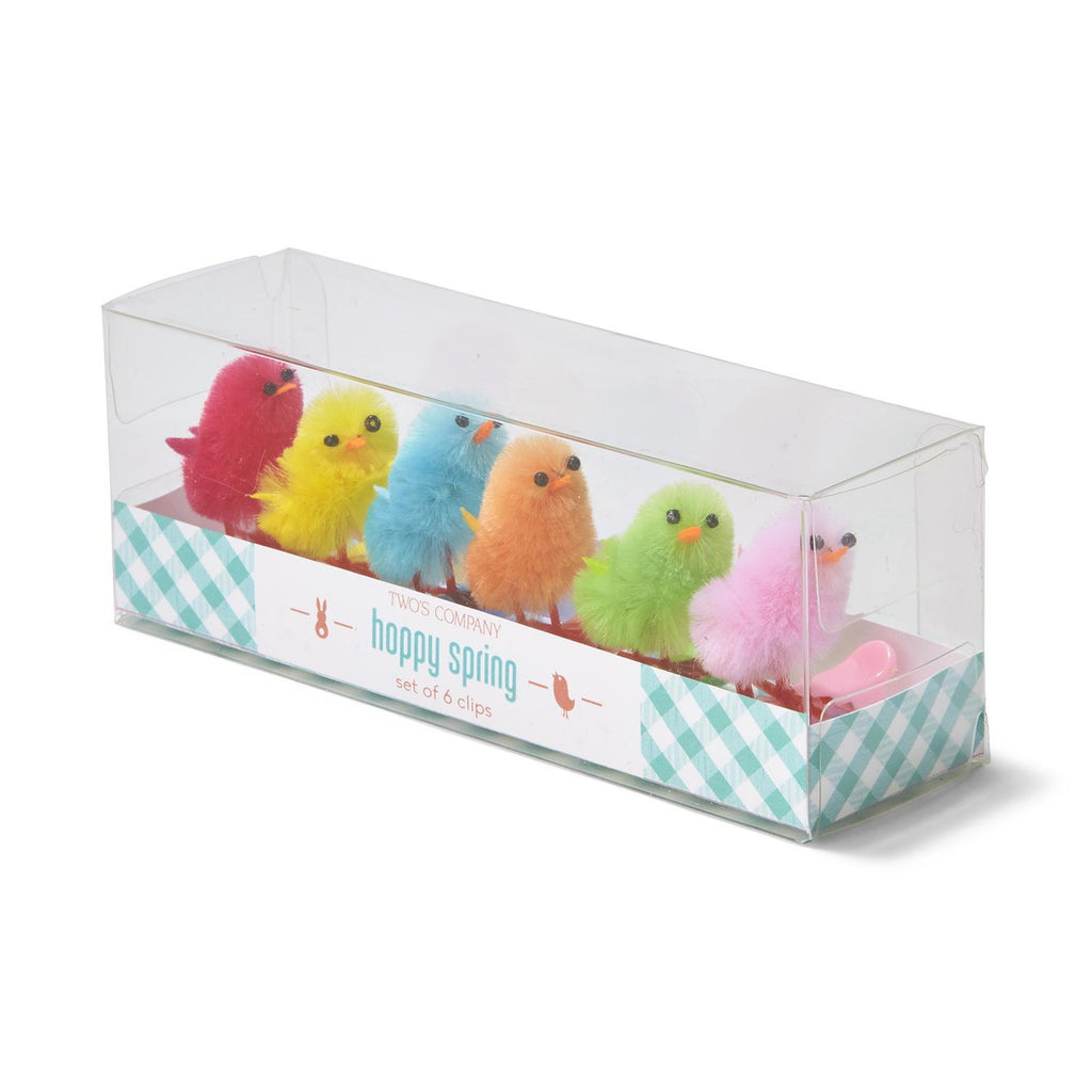 Rainbow Easter Chicks & Pom Pom Bunnies Clip-ons - the unicorn store