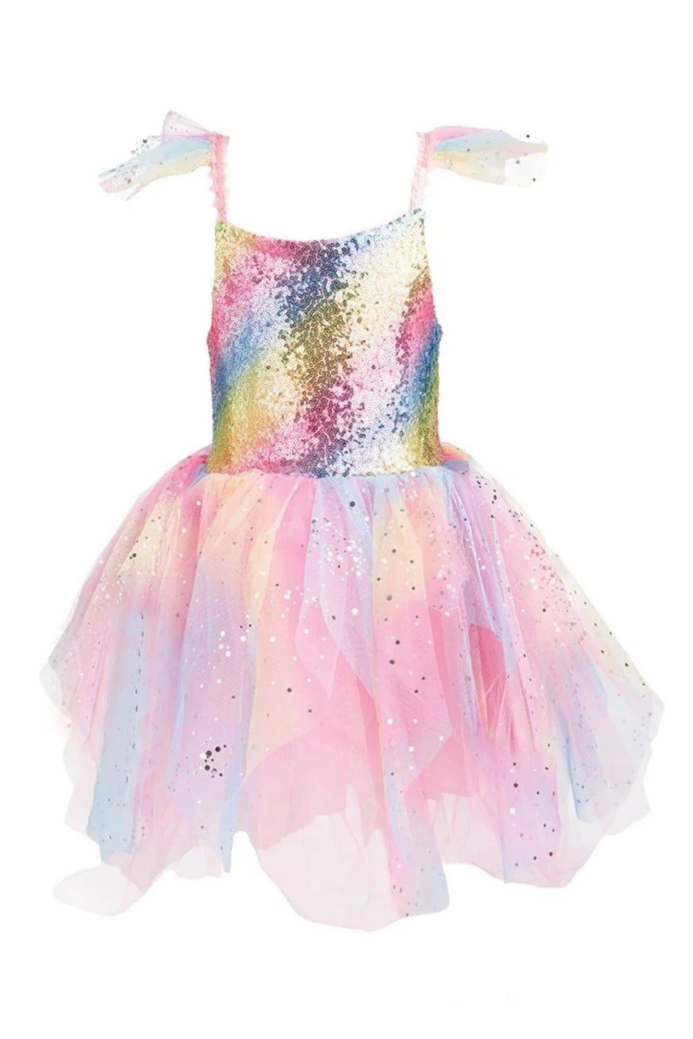 Great Pretenders Rainbow Fairy Dress With Wings 7-8y Great Pretenders Rainbow Fairy Dress With Wings 7-8y