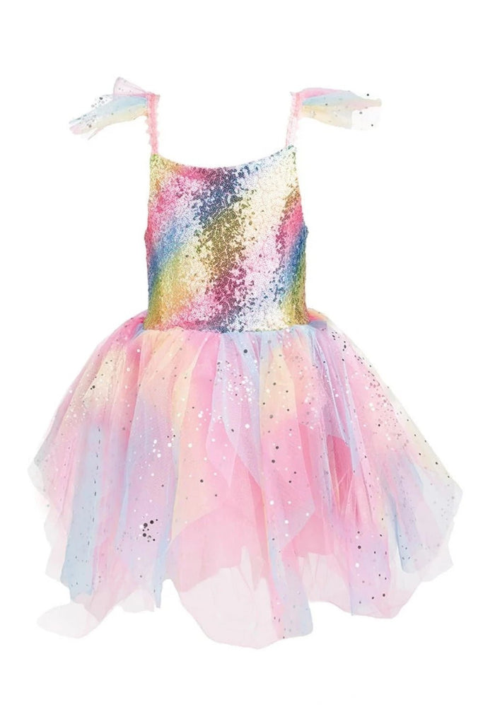 Rainbow Fairy Dress & Wings Size 5/6 - the unicorn store