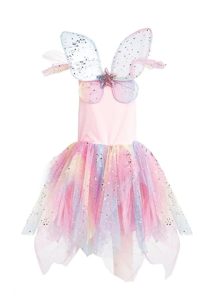Rainbow Fairy Dress & Wings Size 5/6 - the unicorn store