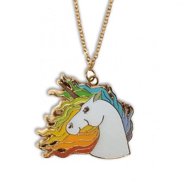 Rainbow Unicorn Pendant Necklace - the unicorn store
