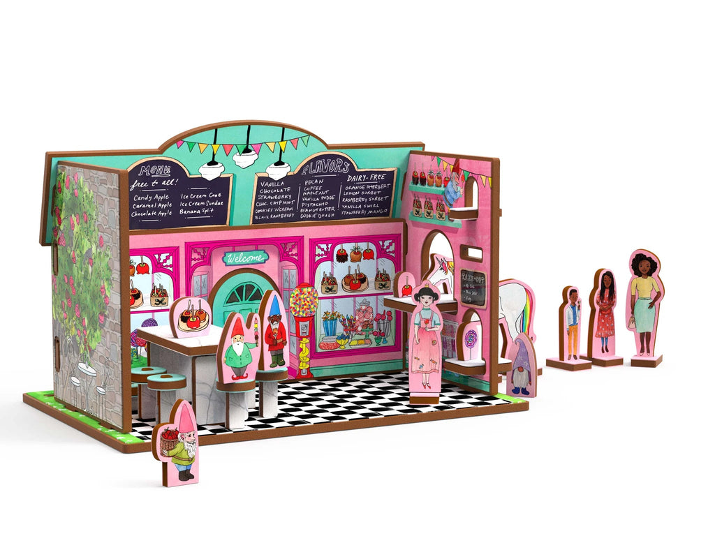 Snow White's Sweet Shop 3-D Puzzle Play Set - the unicorn store