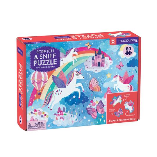 Unicorn Dreams Scratch and Sniff Puzzle - the unicorn store