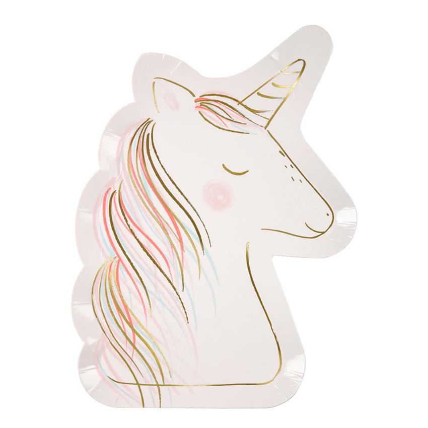 Unicorn Plates - Set of 8 - the unicorn store