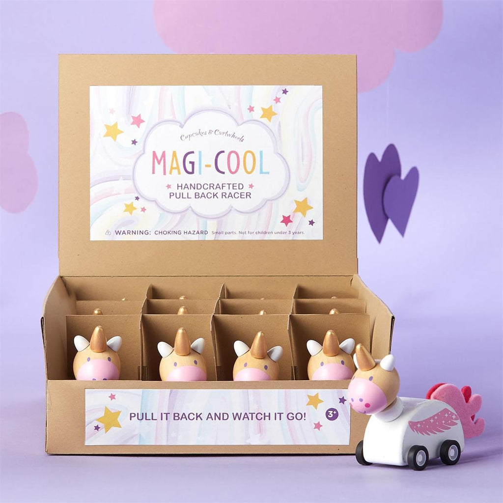 Unicorn Pull Back Racer & Push Puppet - the unicorn store