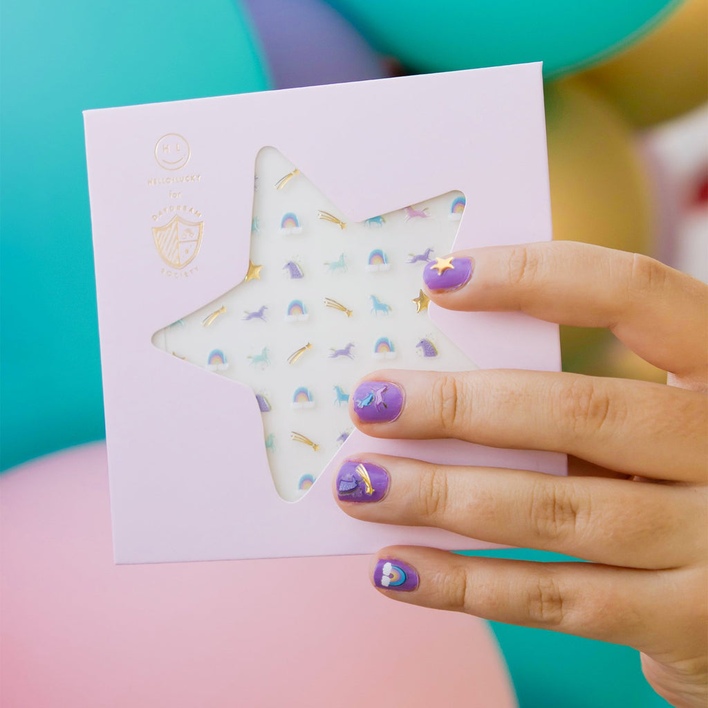 Unicorns and Rainbows Nail Stickers - the unicorn store