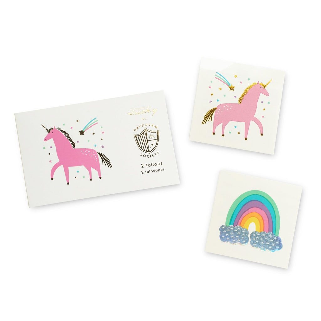 Unicorns and Rainbows Temporary Tattoos - the unicorn store