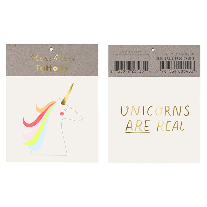 Unicorns Are Real Tattoos - the unicorn store