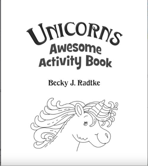 Unicorns Awesome Activity Book - the unicorn store