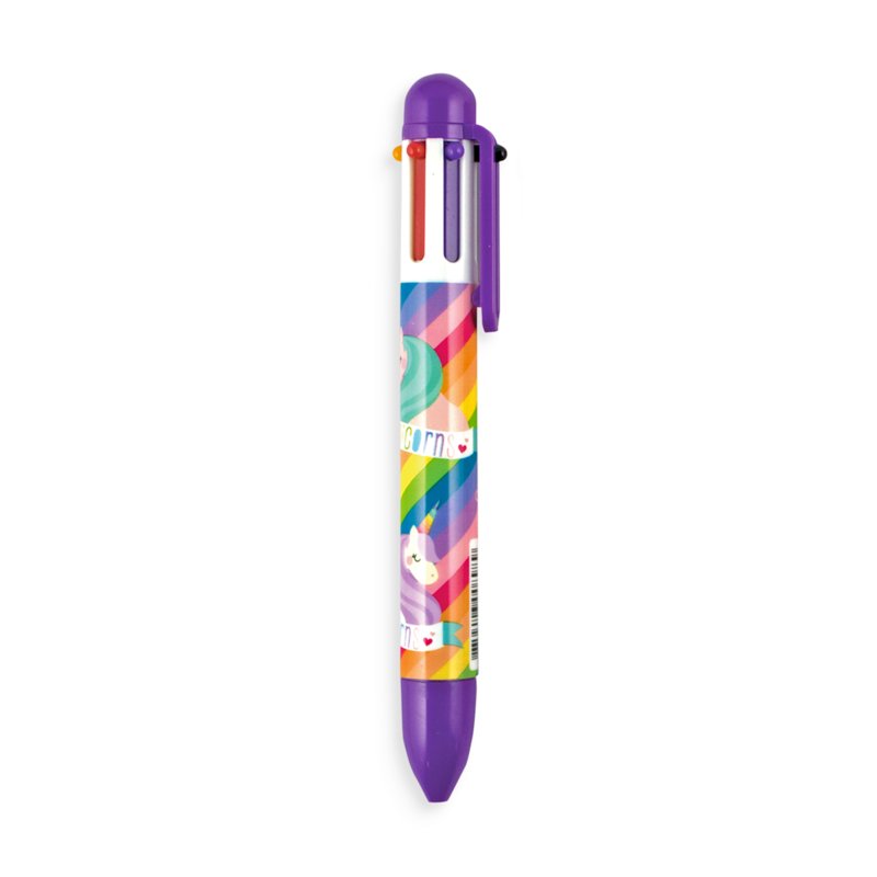 Unique Unicorns 6 Click Multi Color Pen - the unicorn store