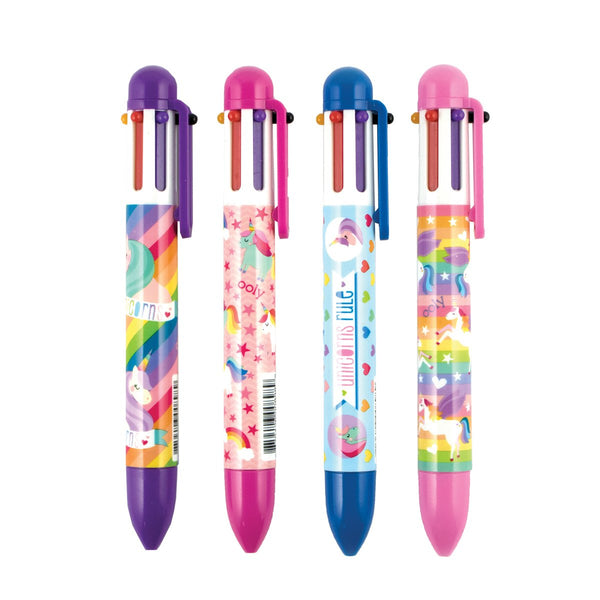 SILLY MONSTERS 6 Click Multi Color Pen, Cute Kawaii Pen, 6-in-1 Multicolor  Pen, Pretty Planner Pen, Travel Journal Pen, Monster Party Favors -   Denmark
